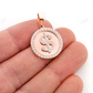 1.00CTW Dollar Sign Circle White Gold Pendant customdiamjewel