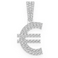 0.45CTW Euro Currency Symbol Gold Hip Hop Pendant customdiamjewel