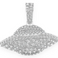1.25CTW Diamond UFO Pendant  customdiamjewel   