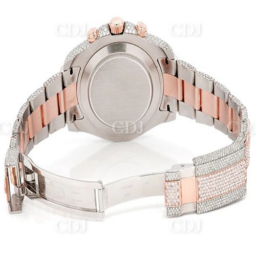 Hip Hop Full Diamond Rolex Mechanical Watch  customdiamjewel   
