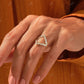 0.36CTW Marquise Bezel Split Shank Lab Grown Diamond Ring