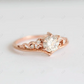 Vintage Round Cut Moissanite Bridal Ring Set  customdiamjewel   