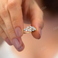 0.55CTW Real Baguette Diamond Stackable Cluster Wedding Band  customdiamjewel   