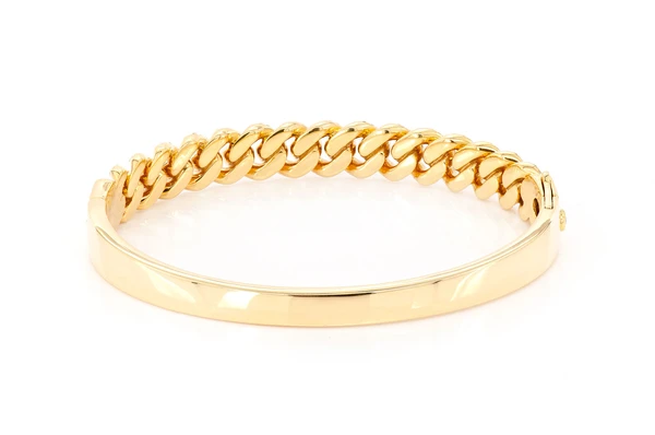 Hip Hop Diamond Cuban Bangle Bracelet  customdiamjewel   