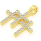 0.50CTW Diamond Triple Cross Pendant  customdiamjewel   