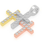 0.50CTW Diamond Triple Cross Pendant  customdiamjewel   