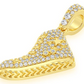 0.45CTW Hip Hop Sneaker Pendant  customdiamjewel   