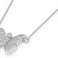 Butterfly Emoji Iced Out daily wear Girls Necklace  customdiamjewel   