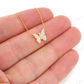 Butterfly Emoji Iced Out daily wear Girls Necklace  customdiamjewel   