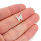Butterfly Emoji Iced Out daily wear Girls Necklace  customdiamjewel   