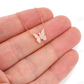 Butterfly Emoji Iced Out daily wear Girls Necklace  customdiamjewel   