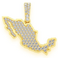 0.33CTW Diamond Mexico Country Pendant  customdiamjewel   