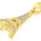 0.33CTW Diamond Eiffel Tower Pendant  customdiamjewel   