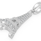 0.33CTW Diamond Eiffel Tower Pendant  customdiamjewel   