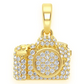 0.75CTW Cluster Diamond Camera Pendant  customdiamjewel   