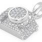 0.75CTW Cluster Diamond Camera Pendant  customdiamjewel   