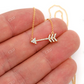 Diamonds Arrow Cupid Necklace for Women  customdiamjewel   