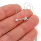 Diamonds Arrow Cupid Necklace for Women  customdiamjewel   