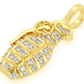 Diamond Grenade White Gold Iced Out Pendant customdiamjewel