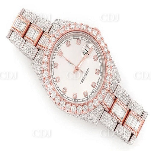Customized Swiss 41MM Rolex Diamond Watch (22.16CTW)