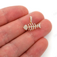 0.33CTW Bare Bone Fish Diamond Pendant  customdiamjewel   
