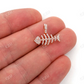 0.33CTW Bare Bone Fish Diamond Pendant  customdiamjewel   