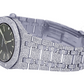 Black Dial Stainless Steel AP Diamond Watch (12.5 CTW)