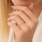 0.18CTW Dainty Lab Grown Diamond Wedding Band  customdiamjewel   