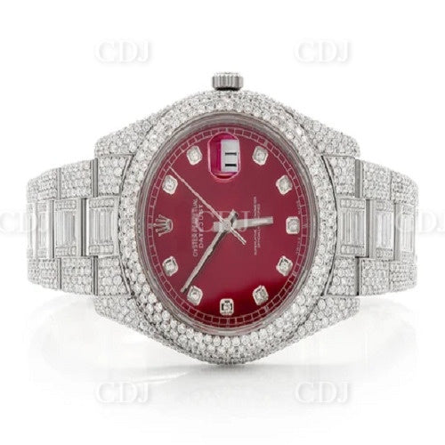 Rolex Luxury Bling Stainless Steel Diamond Watch (23.29CTW)  customdiamjewel   
