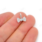 0.20CTW Diamond Mini Bowtie Pendant  customdiamjewel   