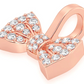 0.20CTW Diamond Mini Bowtie Pendant  customdiamjewel   