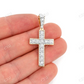 0.25CTW Diamond Cross Pendant  customdiamjewel   
