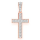 0.25CTW Diamond Cross Pendant  customdiamjewel   