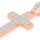 0.25CTW Diamond Cross Pendant  customdiamjewel   
