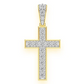 0.25CTW Diamond Cross Pendant  customdiamjewel   