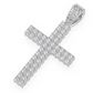 0.80CTW Two Row Cross Pendant  customdiamjewel   