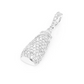 0.90CTW Round Diamond Mustard Bottle Pendant  customdiamjewel   