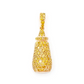 0.90CTW Round Diamond Mustard Bottle Pendant  customdiamjewel   