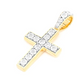 0.15CTW Diamond Minimalist Cross Pendant  customdiamjewel   