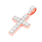 0.15CTW Diamond Minimalist Cross Pendant  customdiamjewel   
