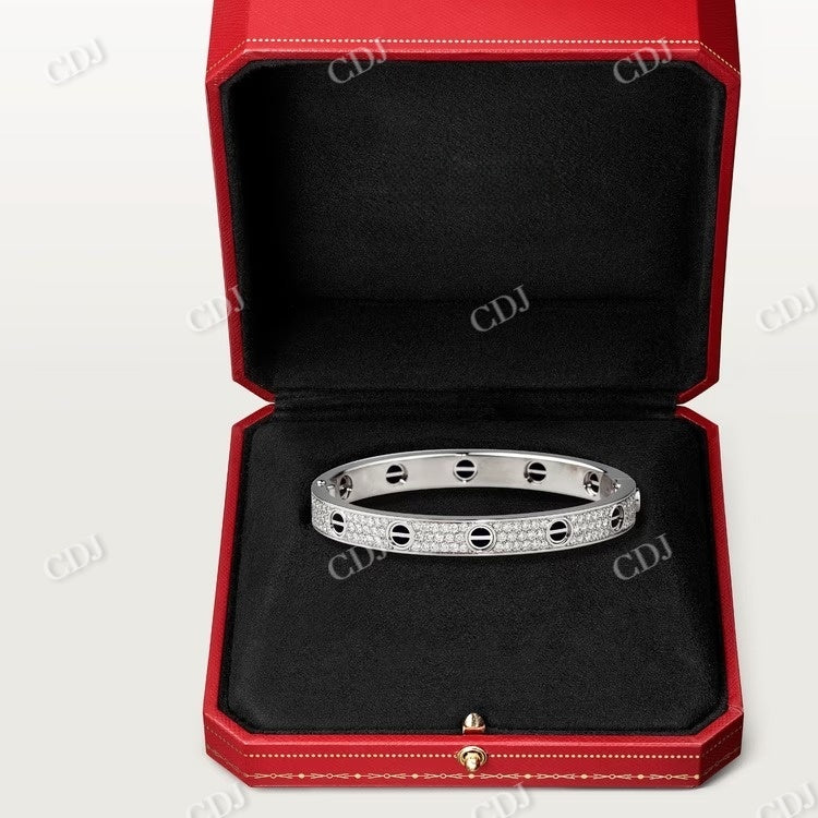 1.99CTW Real Diamond Love bracelet  customdiamjewel   