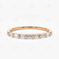 0.27CTW Baguette Lab Grown Diamond Women's Wedding Band  customdiamjewel 10KT Rose Gold VVS-EF