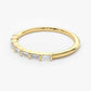 0.27CTW Baguette Cut Natural Diamond Half Eternity Band  customdiamjewel   