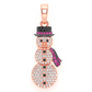 1.00CTW Diamond Mini Snowman Pendant  customdiamjewel   