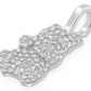 0.66CTW Diamond Gummy Bear Pendant  customdiamjewel   