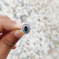 Oval Salt And Pepper Dark Eva Grey Moissanite Engagement Ring  customdiamjewel   
