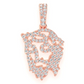0.33CTW Mini Jesus Silhouette Pendant  customdiamjewel   