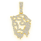 0.33CTW Mini Jesus Silhouette Pendant  customdiamjewel   