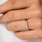 14K Gold 3 Stone Pinky Finger Diamond Wedding Ring  customdiamjewel   