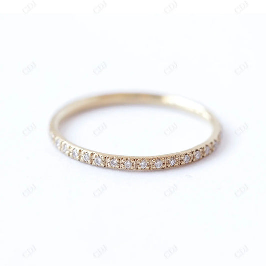 1MM Round Diamond Eternity Wedding Band  customdiamjewel 10KT Yellow Gold VVS-EF